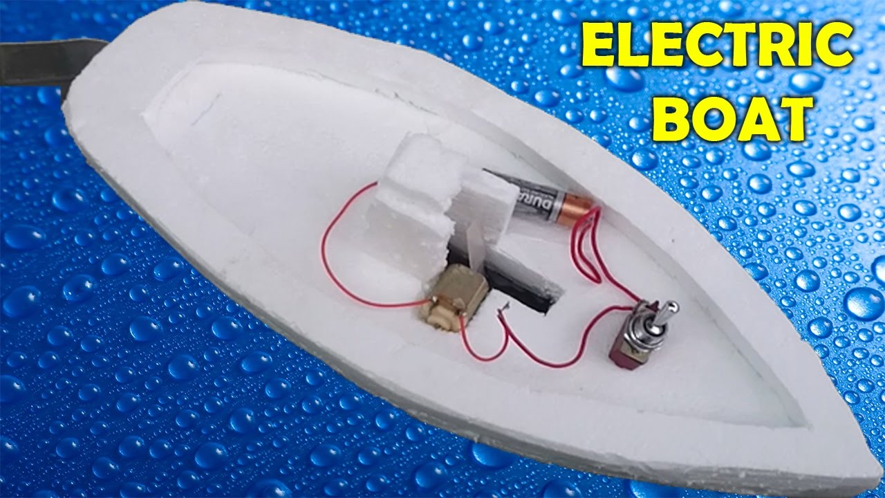 How to Make an Electric Boat at Home  YouTube