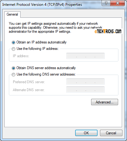 How to Change IP Address in Windows XP