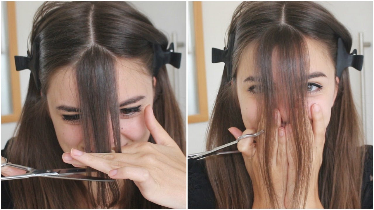 How to Cut Front Bangs Yourself at Home