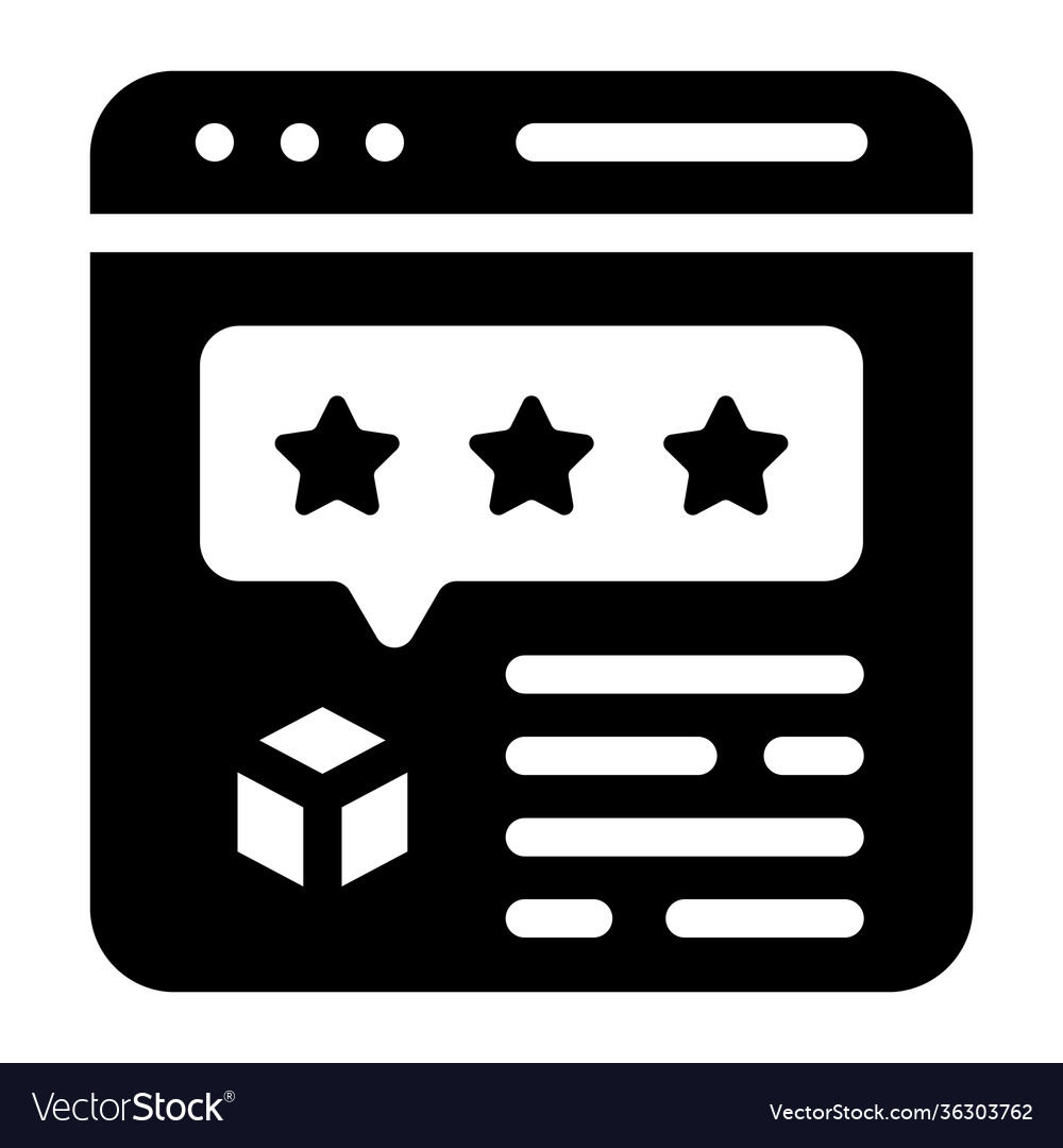 Product review Royalty Free Vector Image  VectorStock