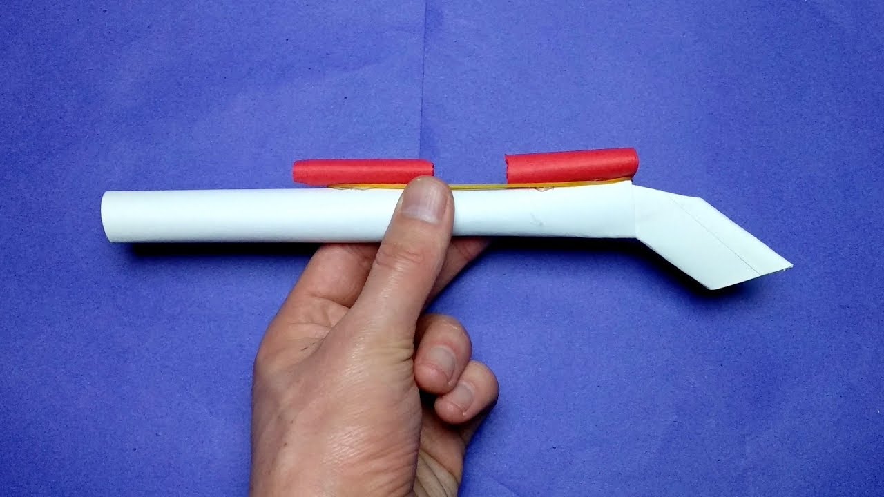 HOW TO MAKE A PAPER WEAPON THAT SHOOTS AND HURT  YouTube