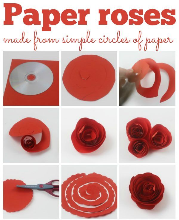 How to make simple paper roses and beautiful roses for Mothers Day 