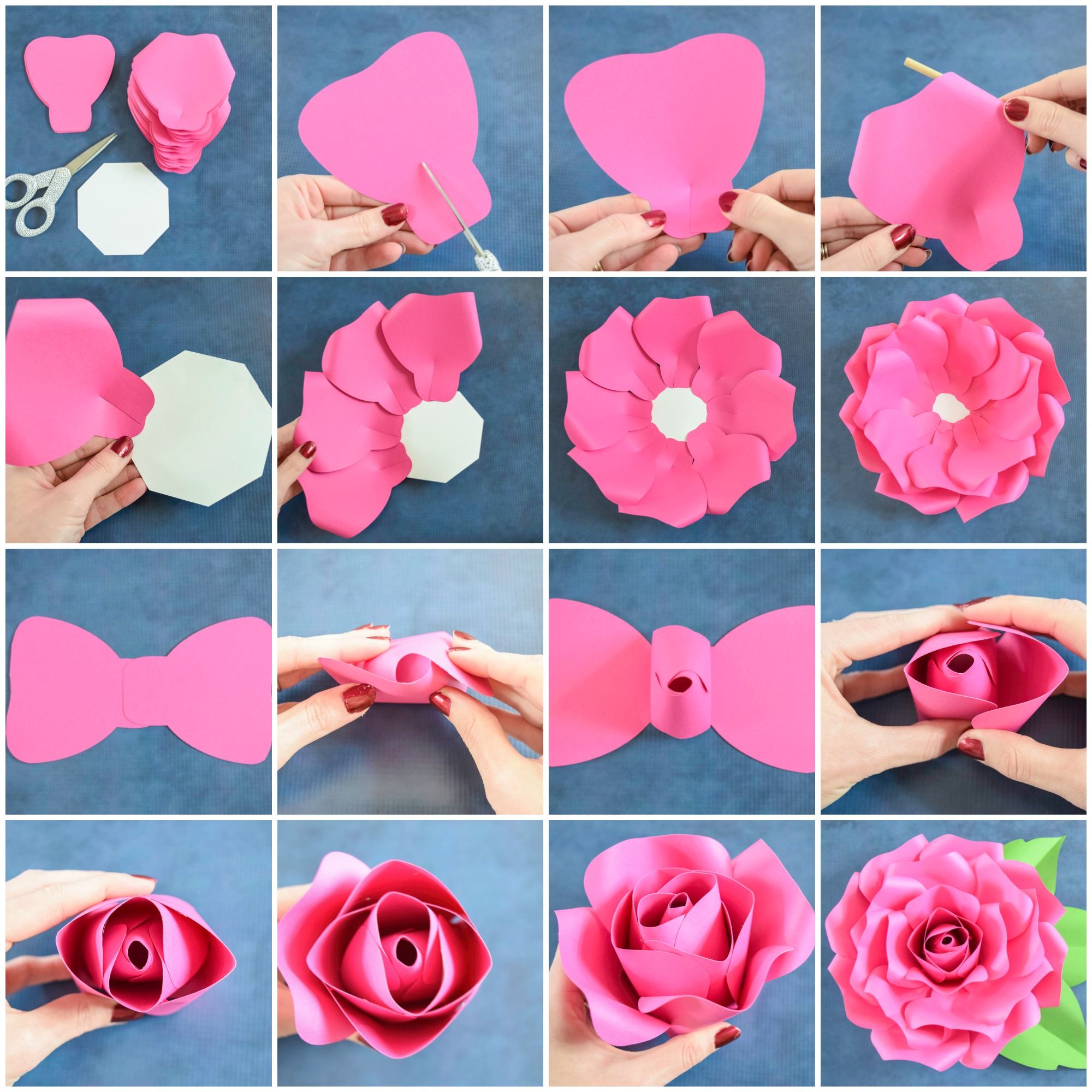 Step by Step Guide to Making a Paper Rose