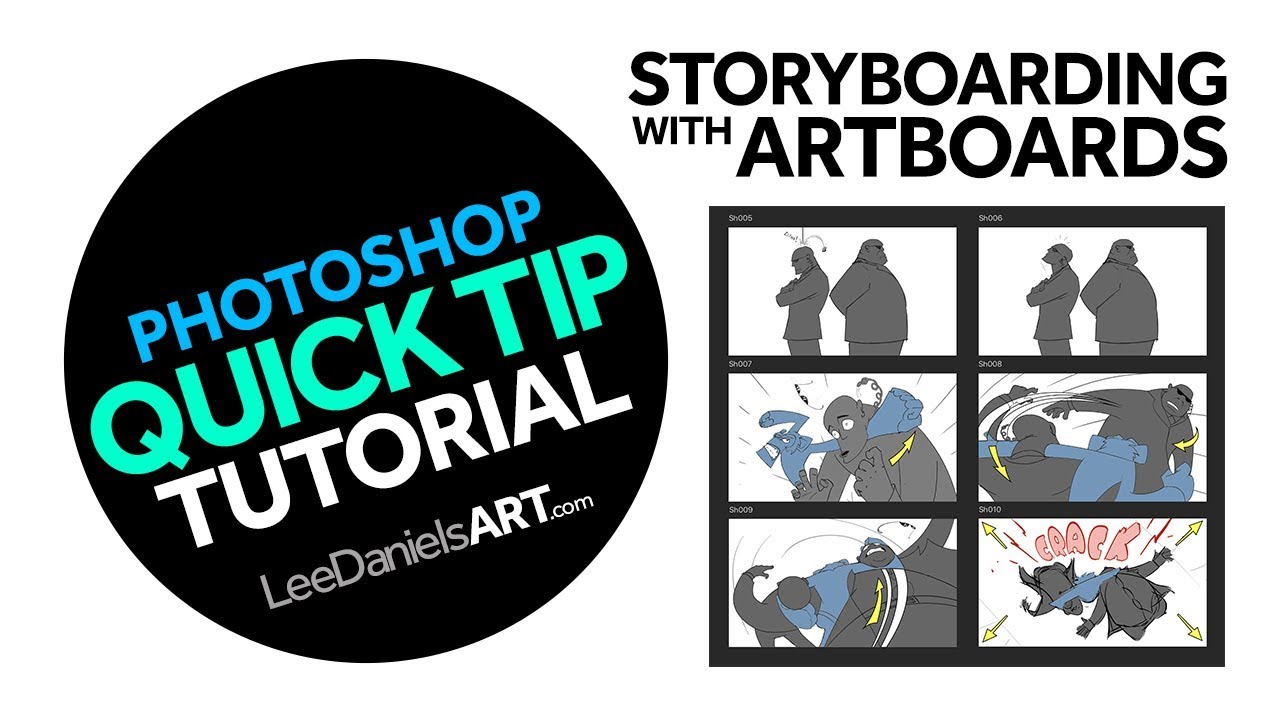 Photoshop Tutorial  QUICK TIP  Storyboarding with Artboards  YouTube