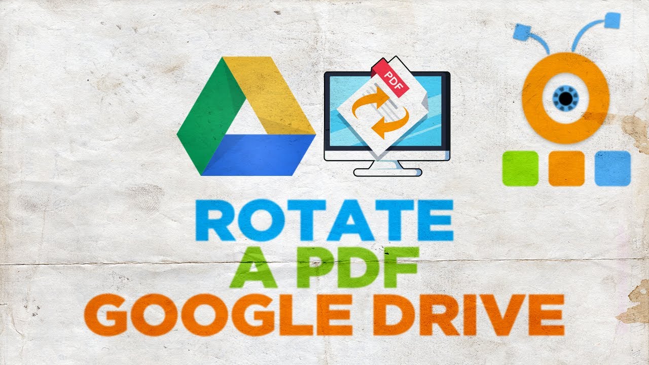 How to Rotate a PDF in Google Drive  YouTube