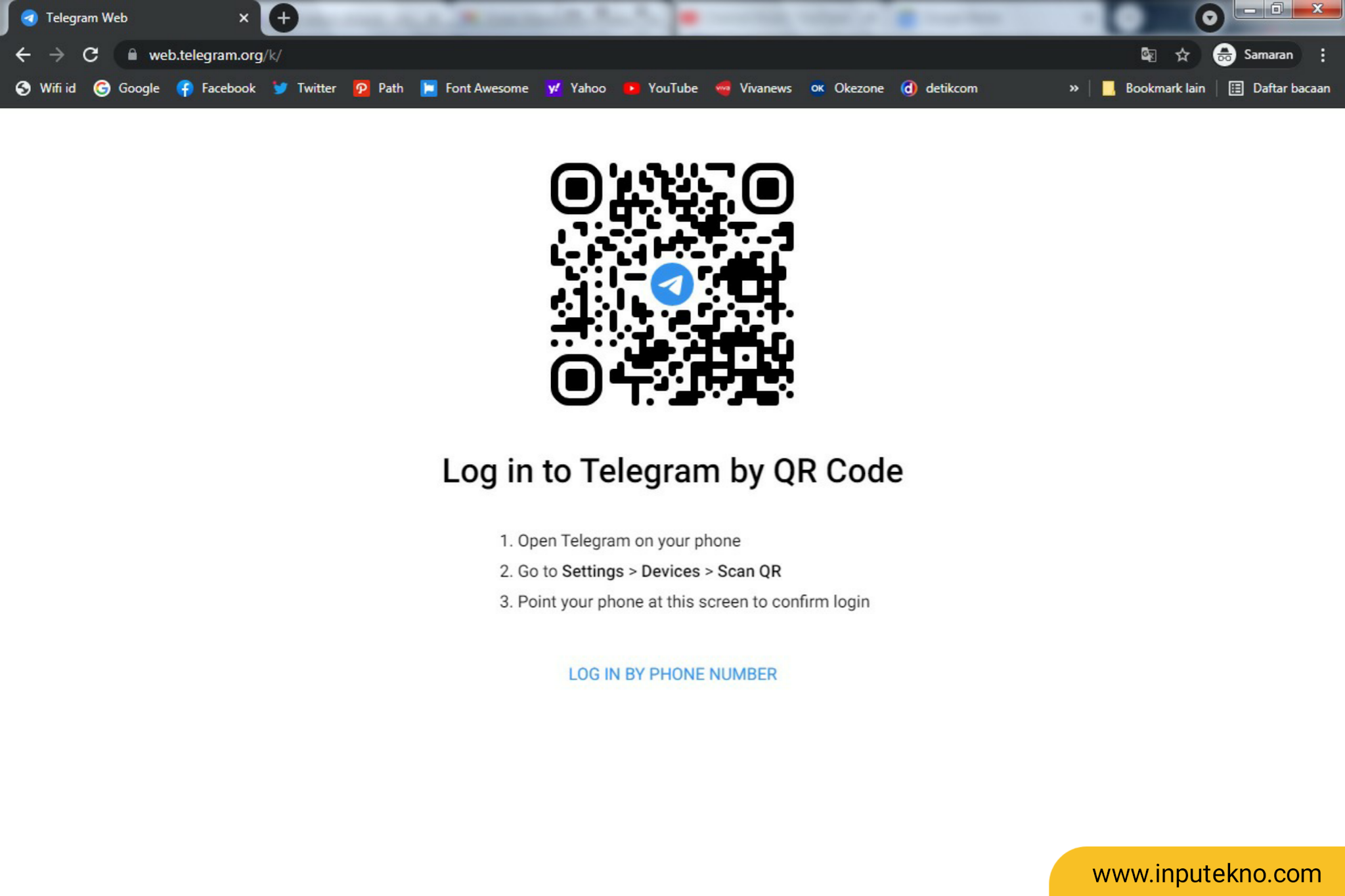 Using Telegram QR Code for Easy Login