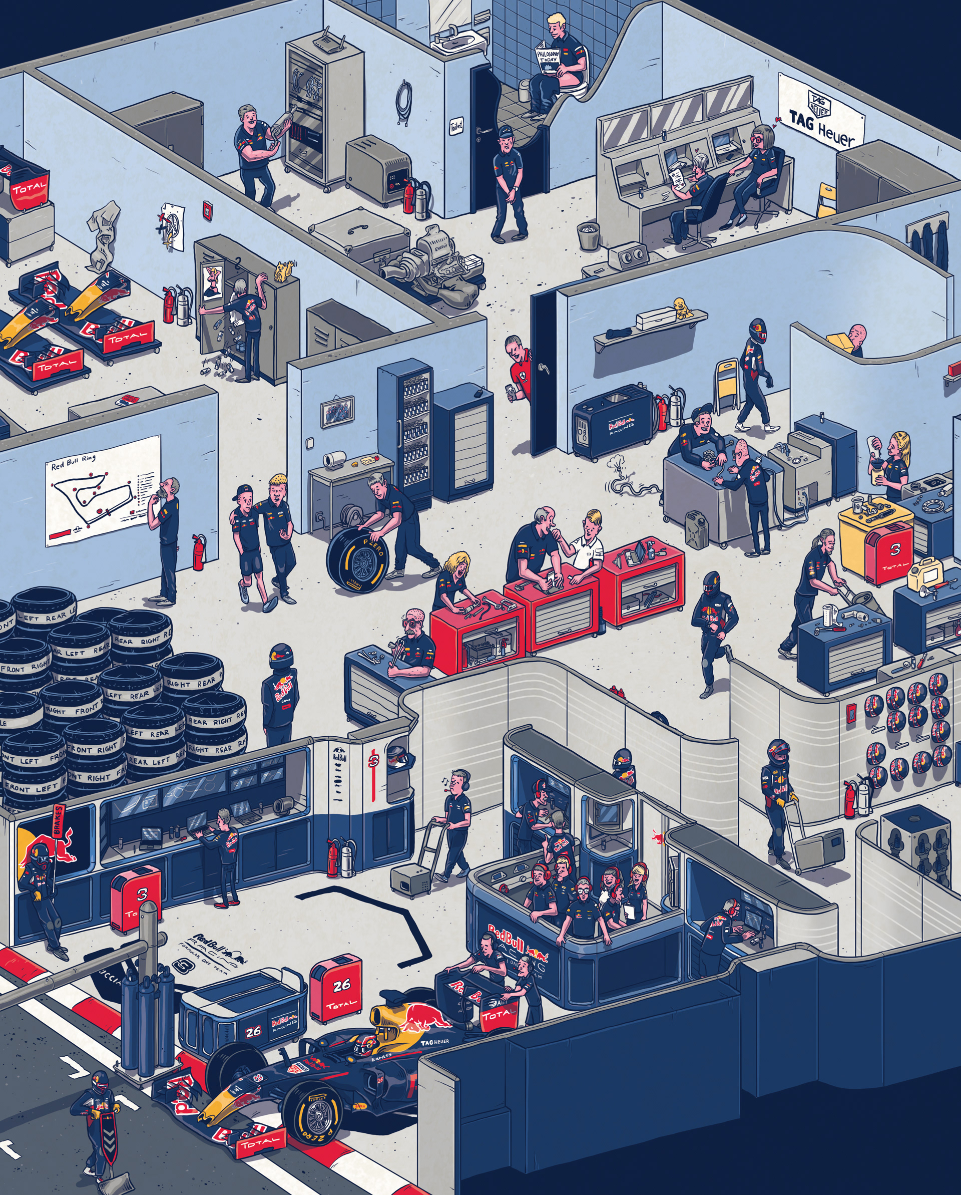 Red Bull Formula 1 Racing  behind the scenes on Behance