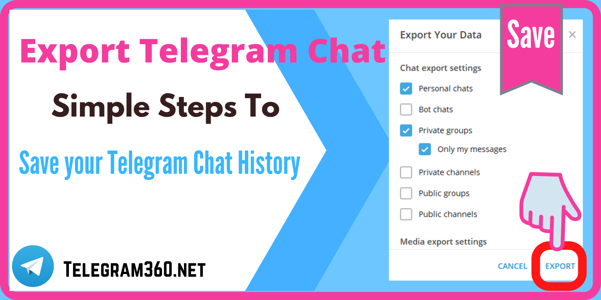 How to Save All Telegram Messages By Backing Up Your Entire Chat History