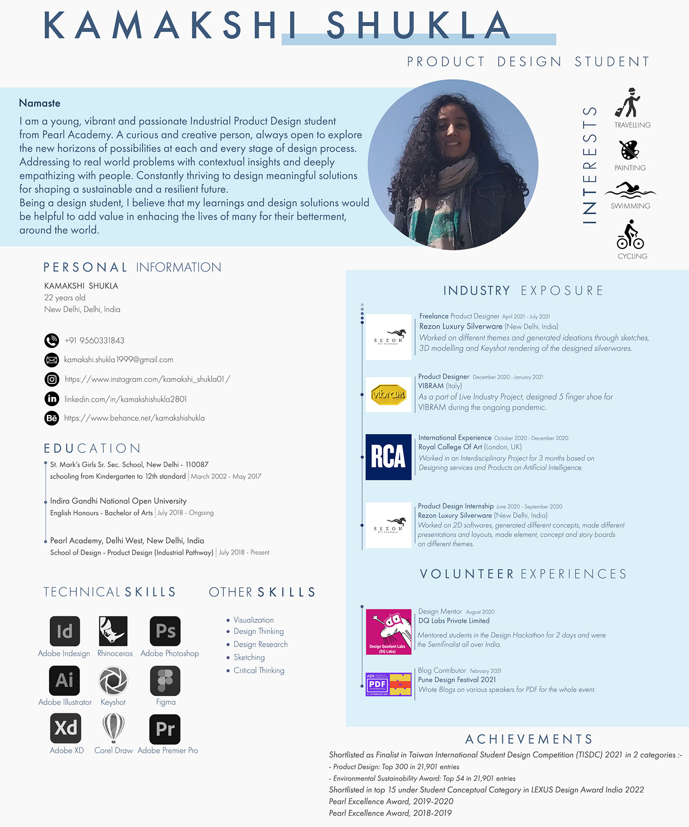 Resume on Behance