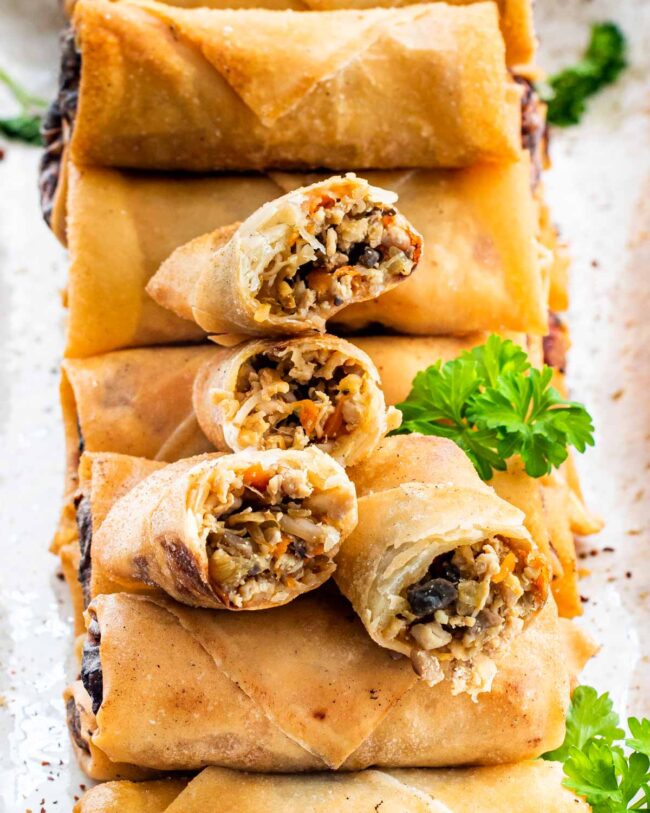 Spring Roll Recipe  Craving Home Cooked