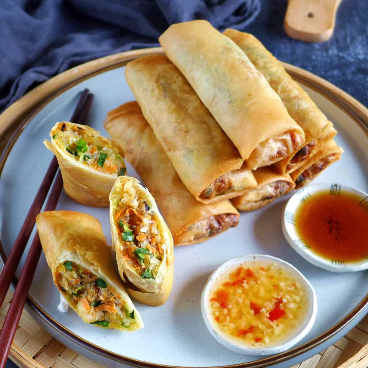 Chinese Spring Rolls  DeepFried or AirFried  Recipe Cart