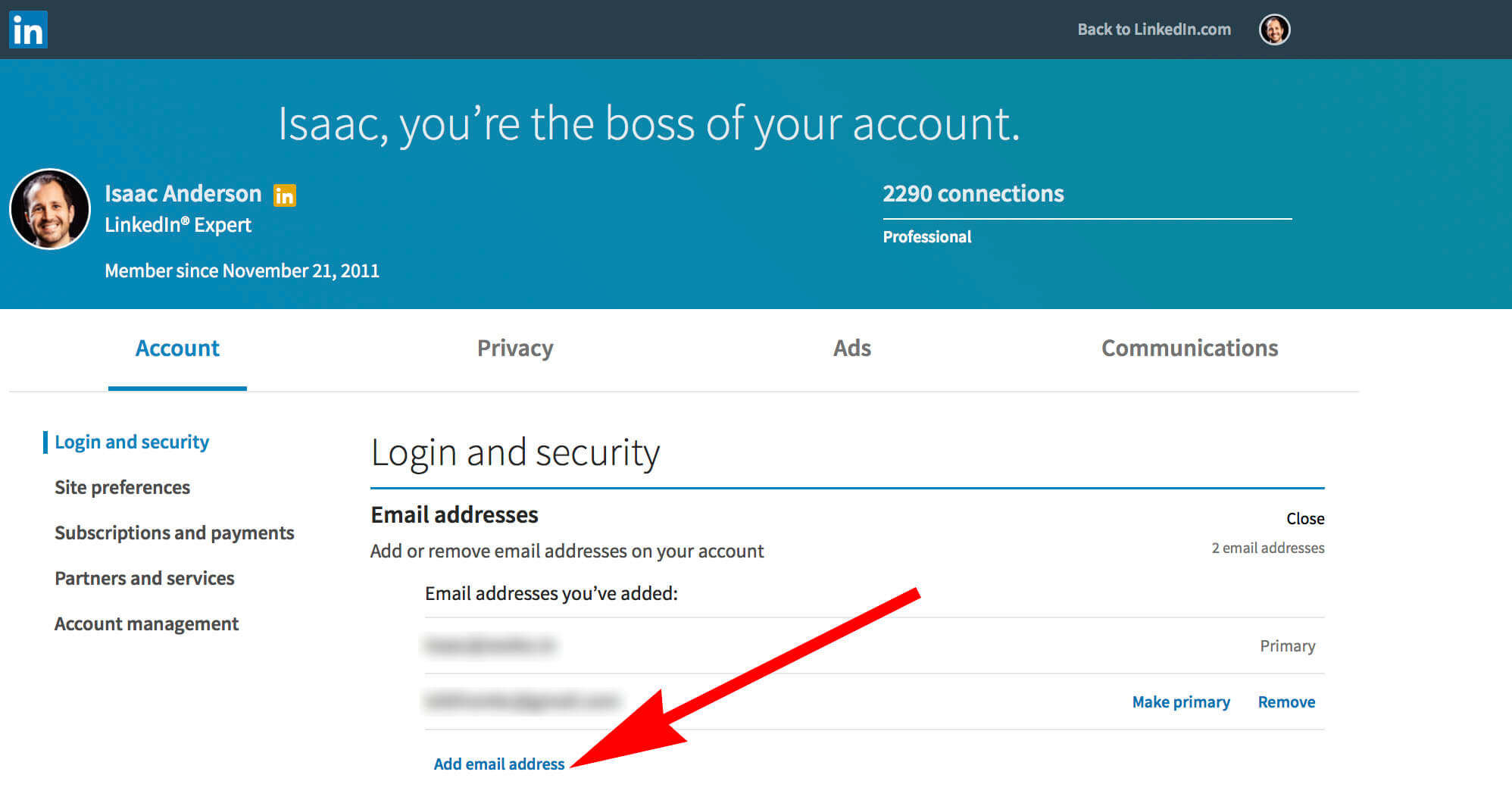 How to Change Your Email Address on LinkedIn