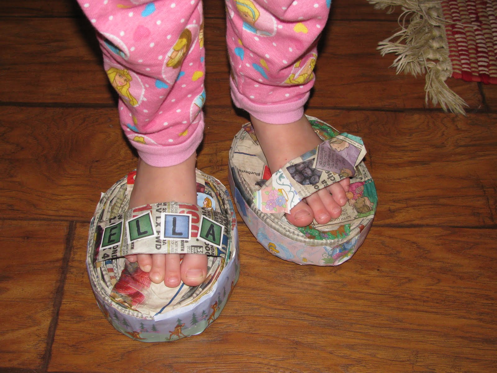 My Messy Art Room Paper Shoes