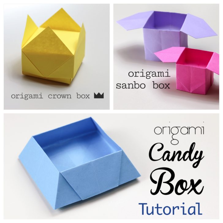 3 Easy Origami Boxes  Photo Instructions  Paper Kawaii