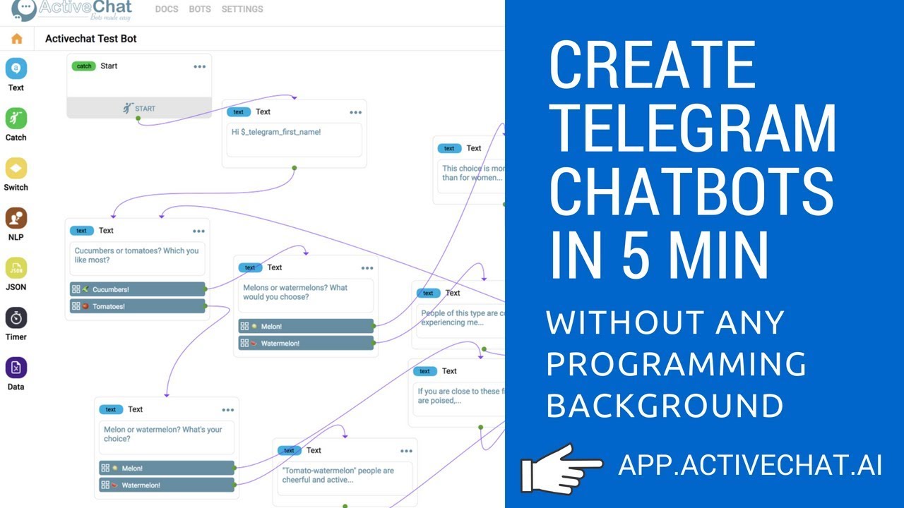 Creating a Telegram Bot Without Any Coding Skills