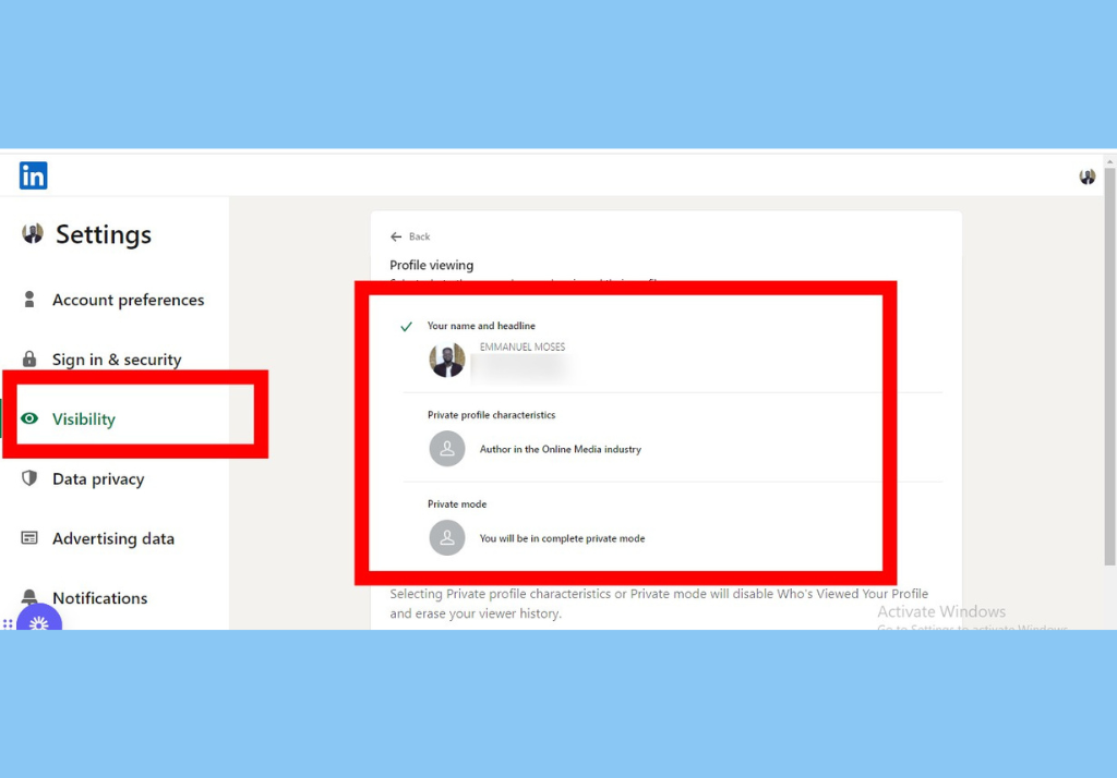 How to View a Profile on LinkedIn in Private Mode  Dignited