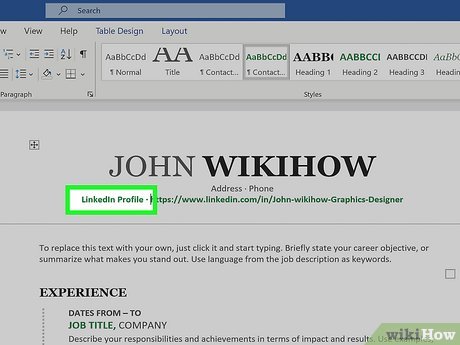 How to Add Your LinkedIn URL to Your Resume Tips  Tricks