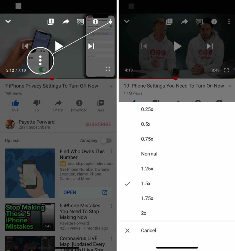 How To Speed Up Or Slow Down YouTube Videos Guide