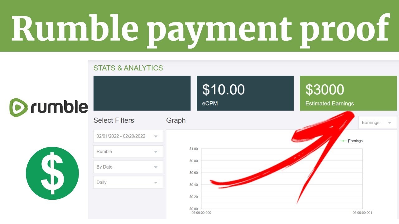 rumble payment proof  rumble earn money payment proof  rumble video 