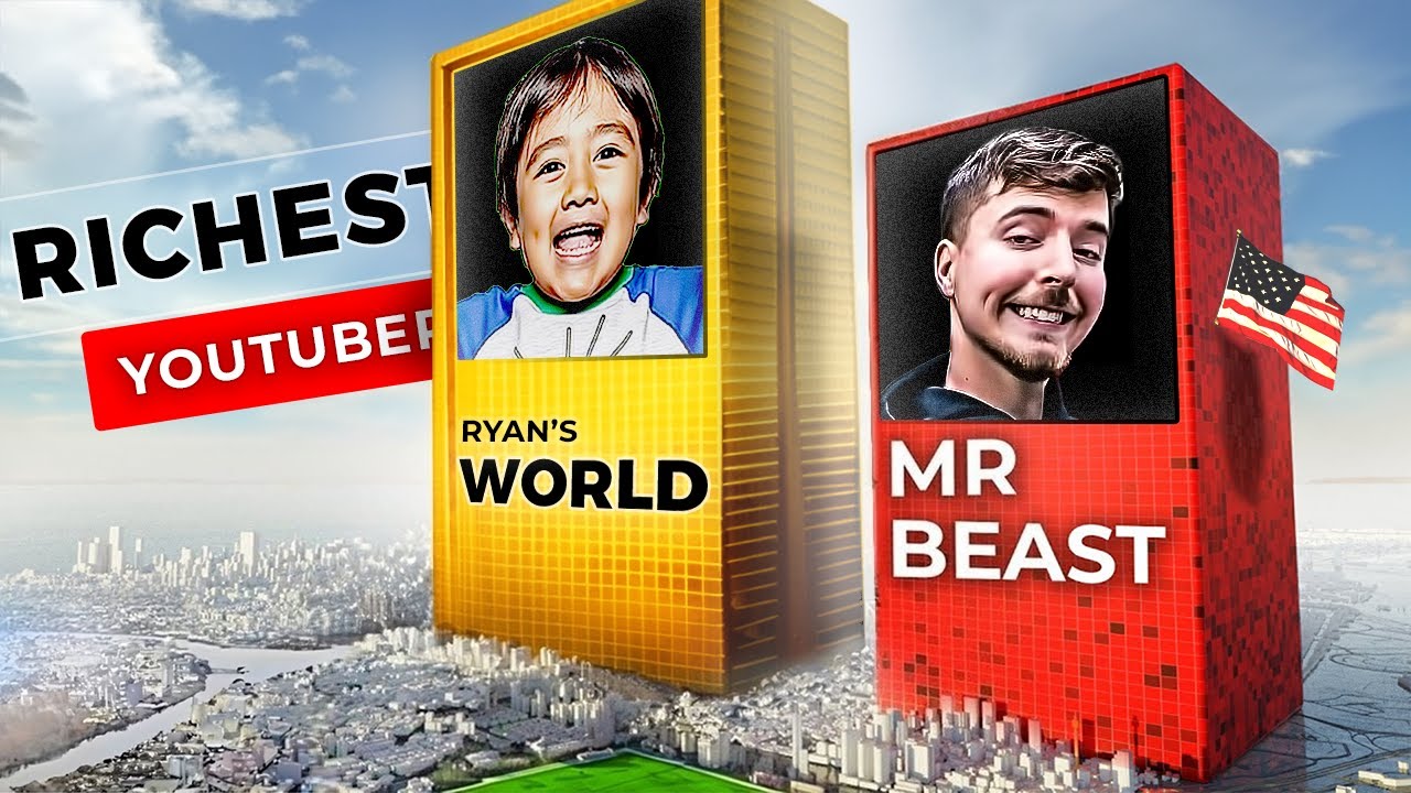 TOP Richest Youtube Stars 2023 3D  YouTube