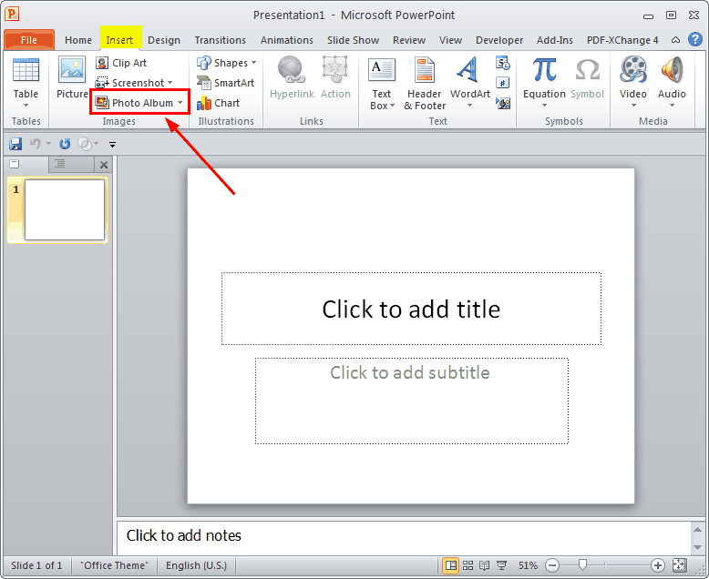 Adding Captions to Images in PowerPoint