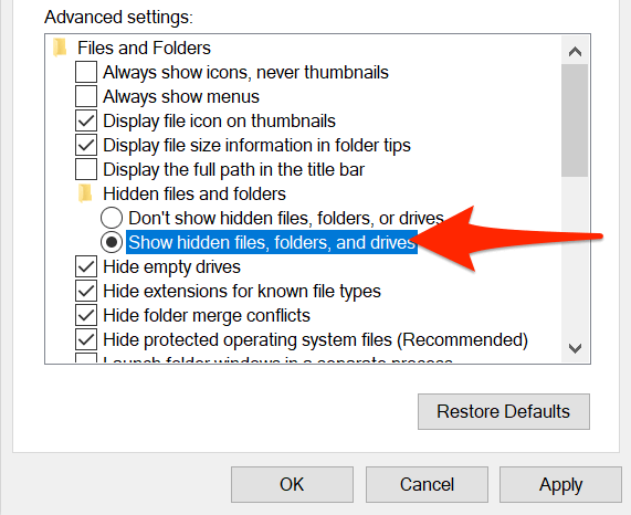 6 Ways to Show Hidden Files and Folders in Windows 10  Appresima