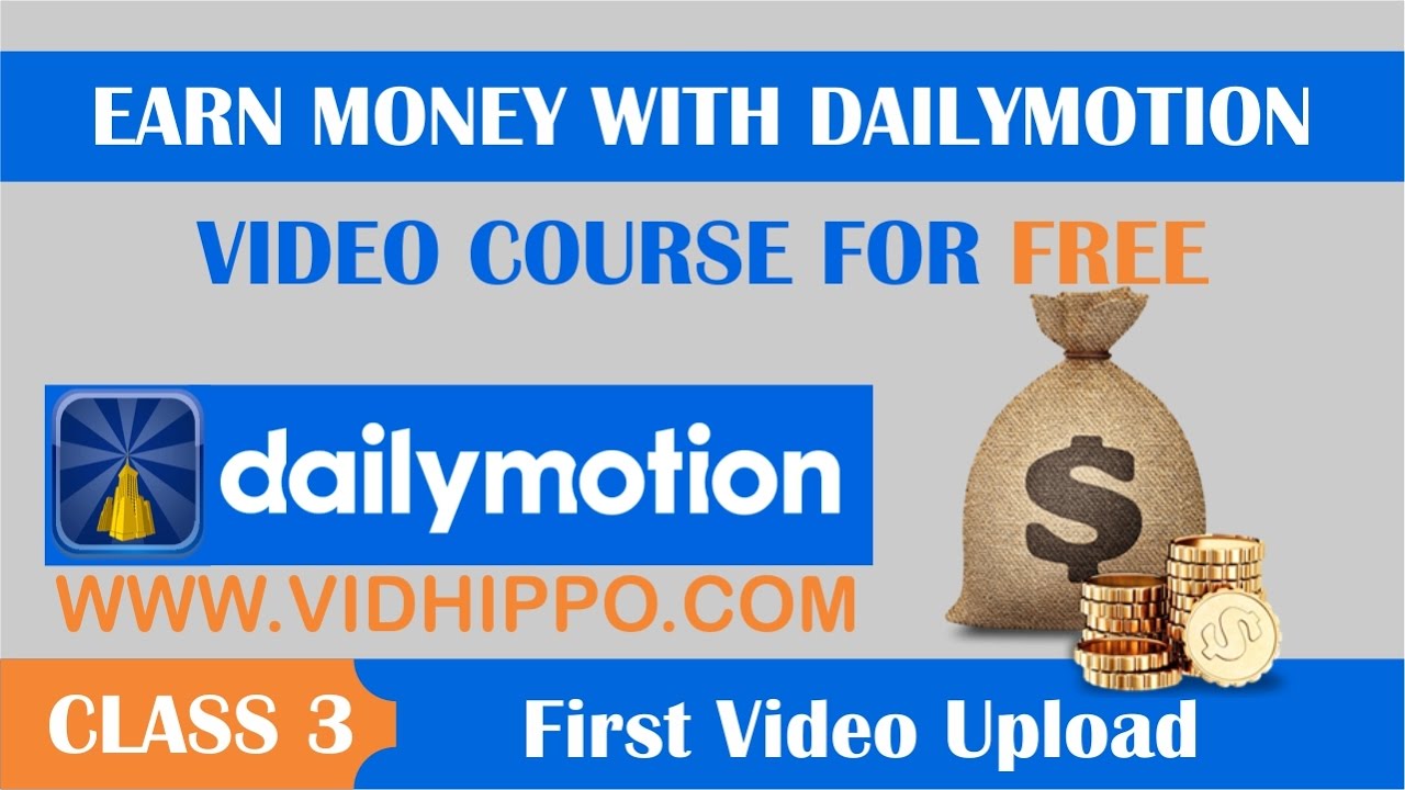 How To Earn Money With Dailymotion In Hindi Urdu And English  Making 