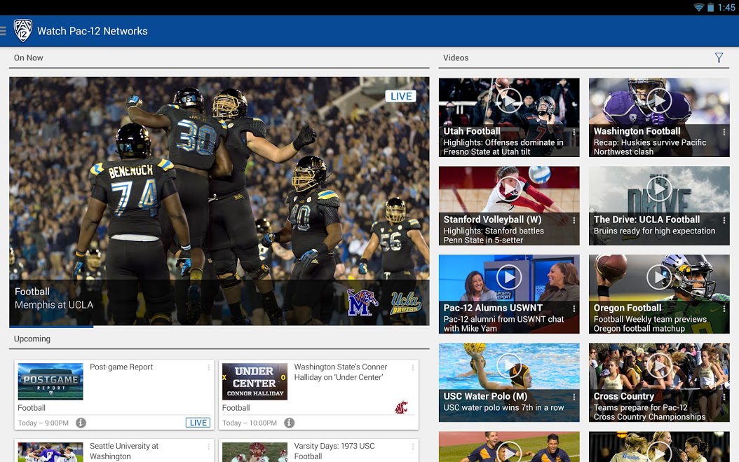 The Pac12 Networks Are Going Live On YouTube Internationally  TechCrunch