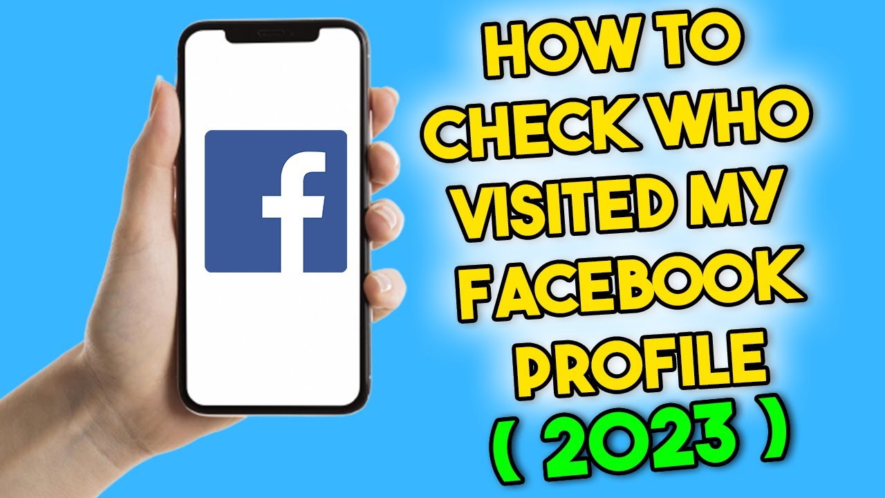 How to Check Who Visited My Facebook Profile 2023  YouTube