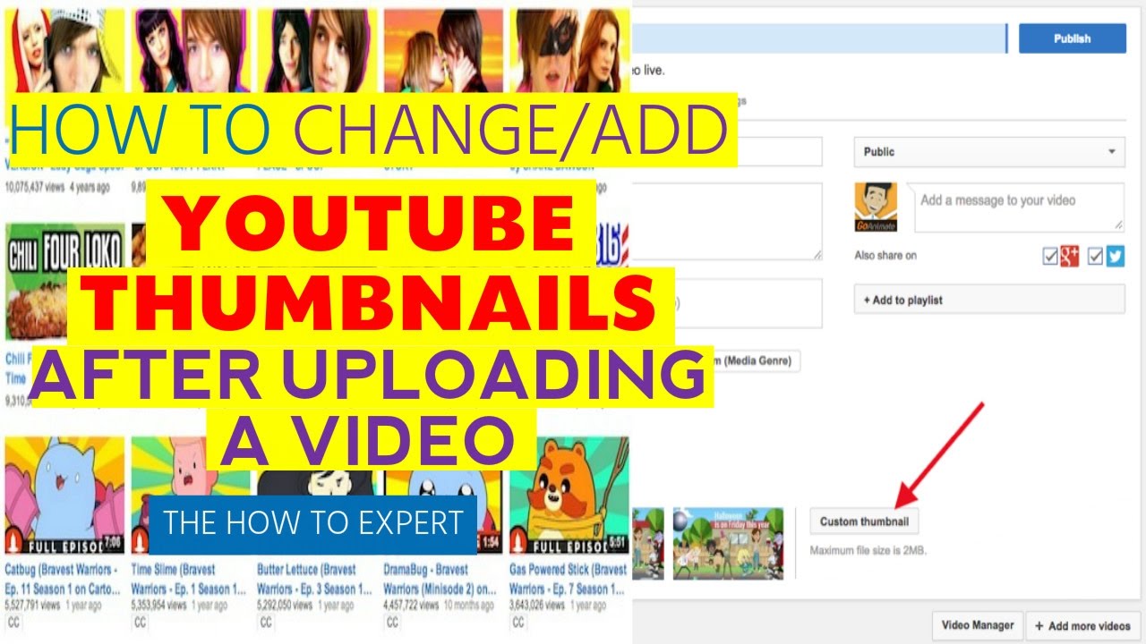 How to Change Your Thumbnail on Dailymotion Easily