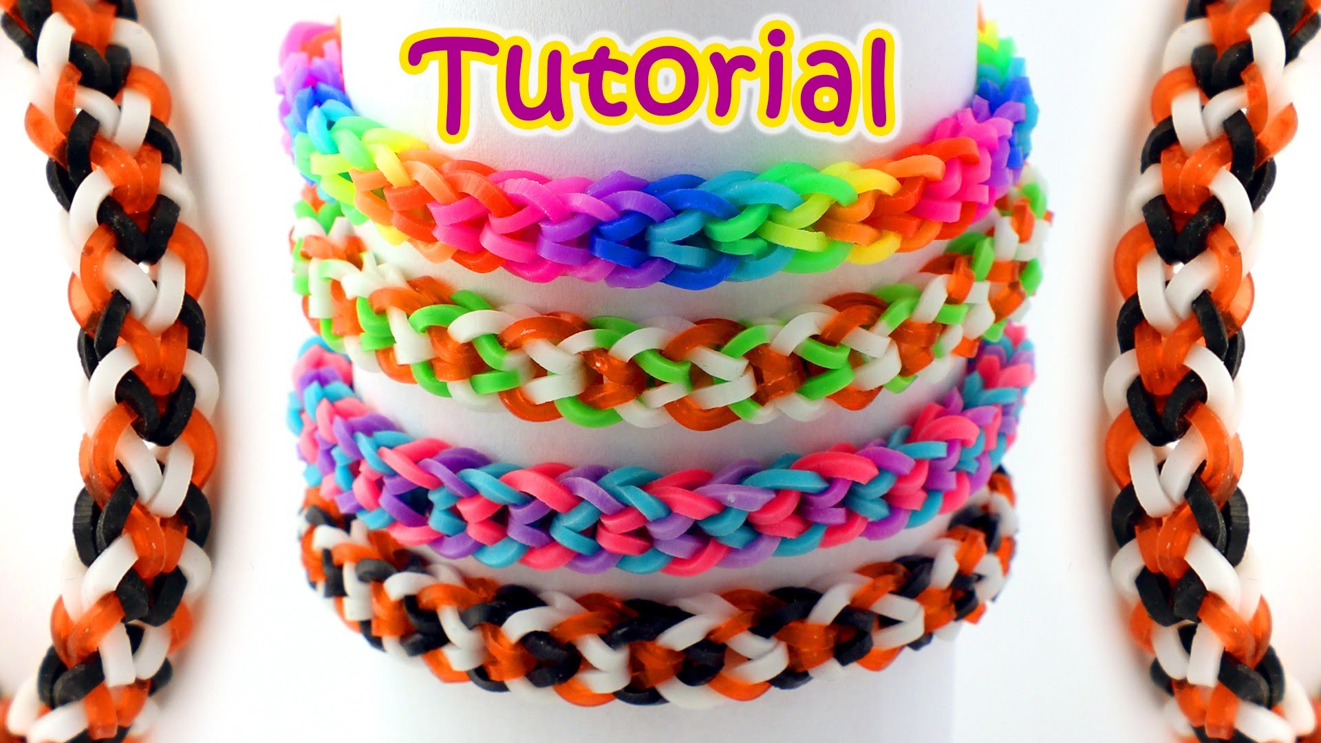 Rainbow Loom Tiny Hearts Bracelet Tutorial  How To Make An Inverted 