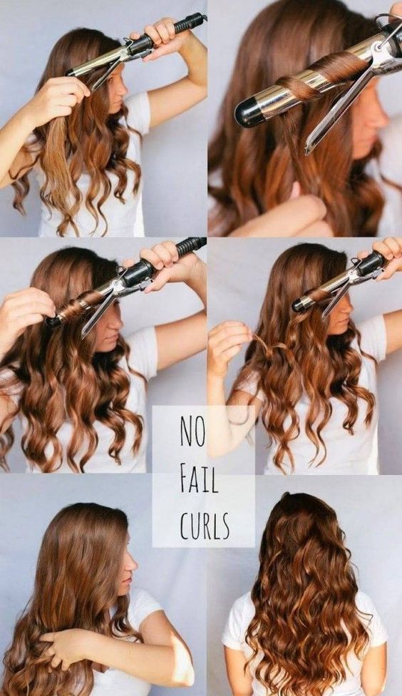 How to Curl Your Hair Using Curling Iron1 Beachy Waves2 Spiral 