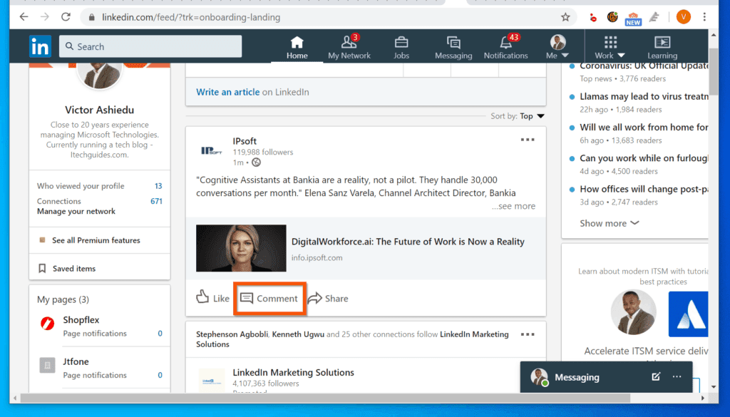 How to Tag Someone on LinkedIn  On Comments Messages and Posts