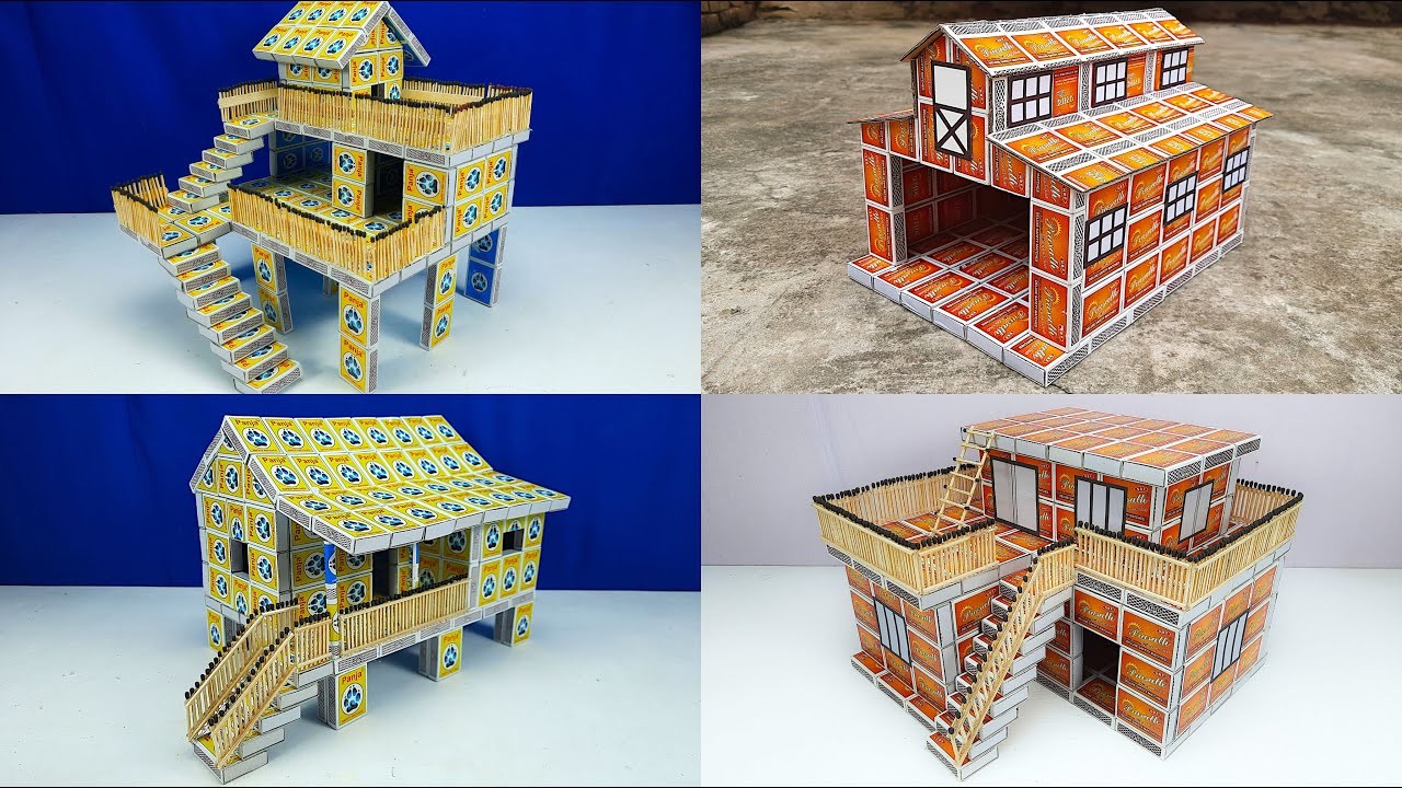 4 Amazing Matchbox House DIY Matchbox House Compilation