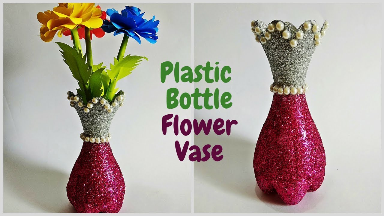 DIY Vase Making with Plastic Bottles