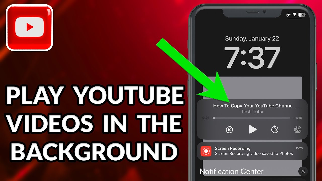 How To Play YouTube In Background On iPhone  YouTube