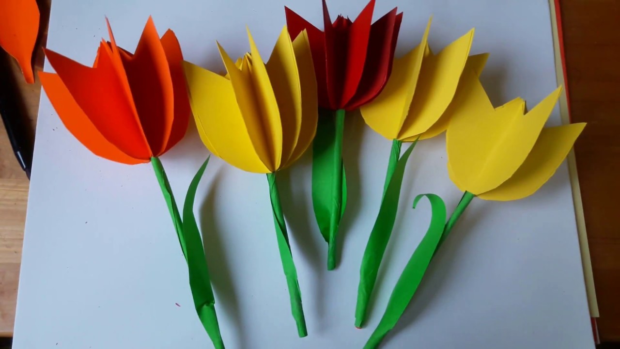 Creative DIY Craft: Making Paper Tulips