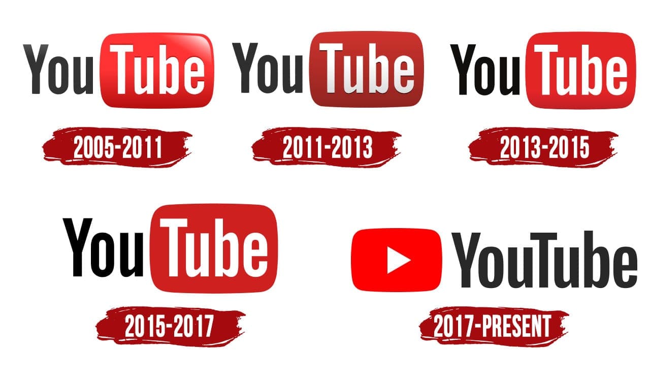 Youtube Logo Youtube Symbol Meaning History And Evolution  Images and 