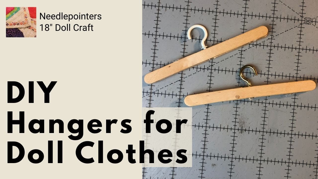 How to Create Doll Clothes Hangers with Easy Craft Ideas