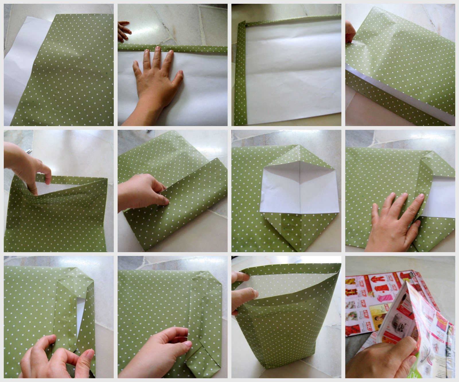 How to make a paper bag  Small paper bags How to make a paper bag 