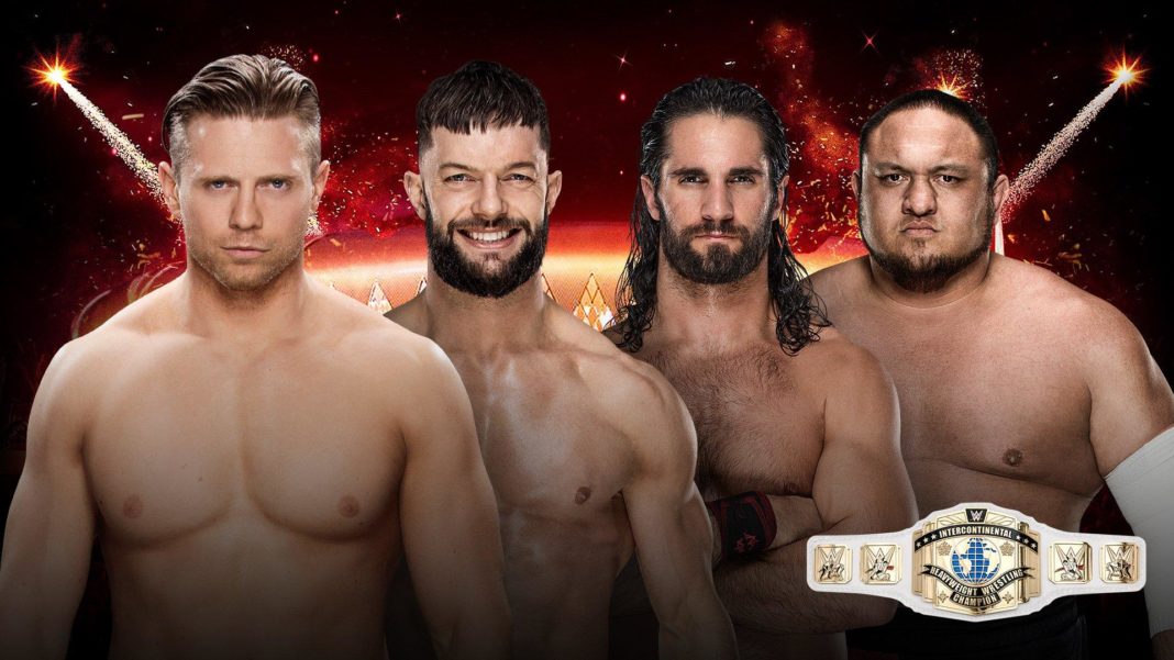 WWE Greatest Royal Rumble Results Intercontinental Title Ladder Match 