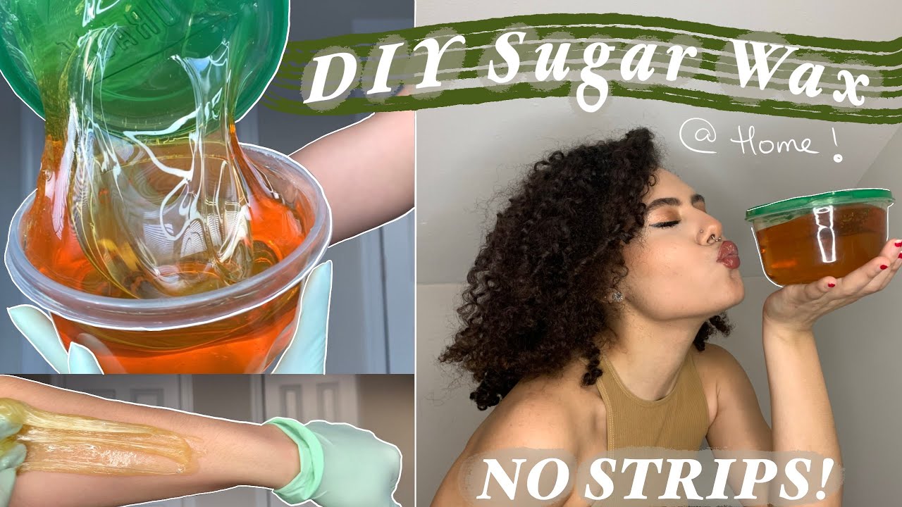 DIY SUGAR WAX AT HOME  EASY    YouTube