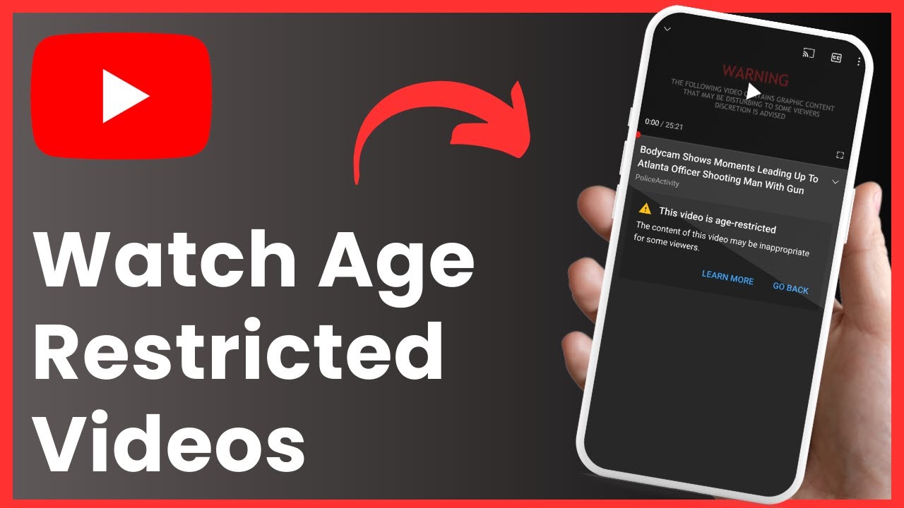 How To Watch Age Restricted Videos On Youtube   YouTube