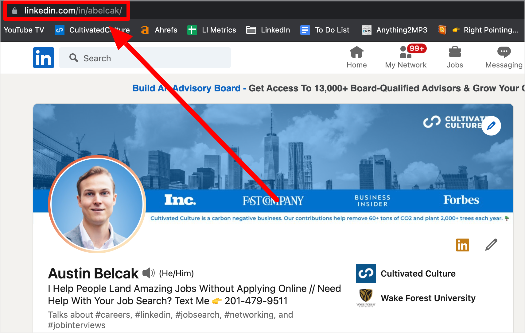 How to Change Your Behance URL in LinkedIn