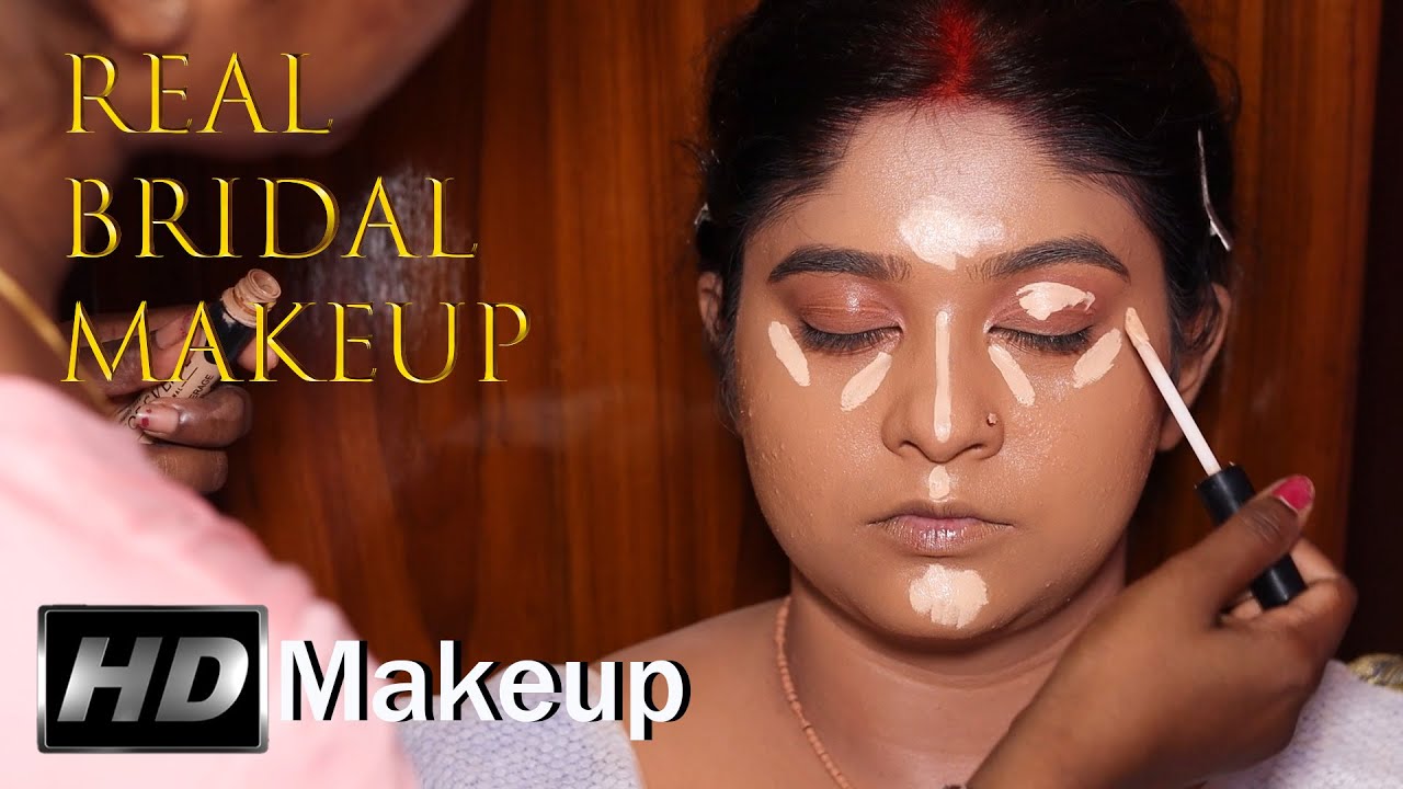 Step By Step Real Bridal Makeup Tutorial Real Bridal Makeup HD Makeup 