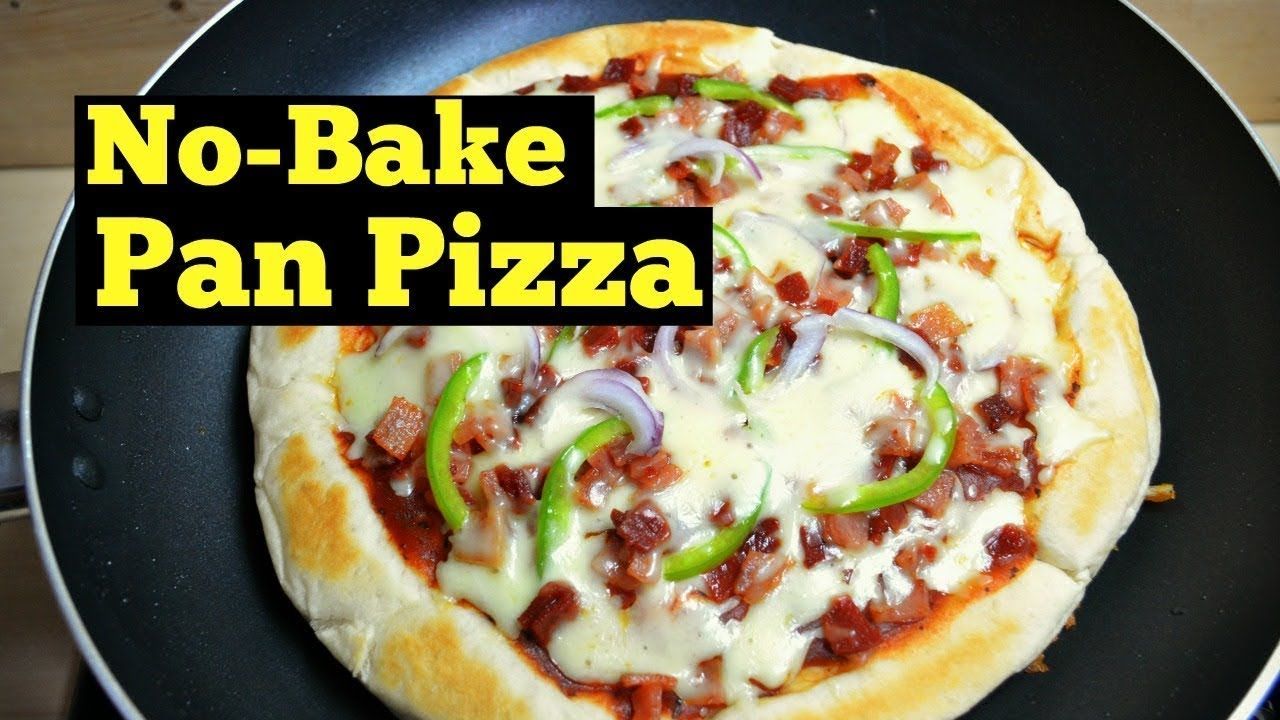 How To Make Pizza At Home Without Oven No Bake Pizza  Cooking pizza 