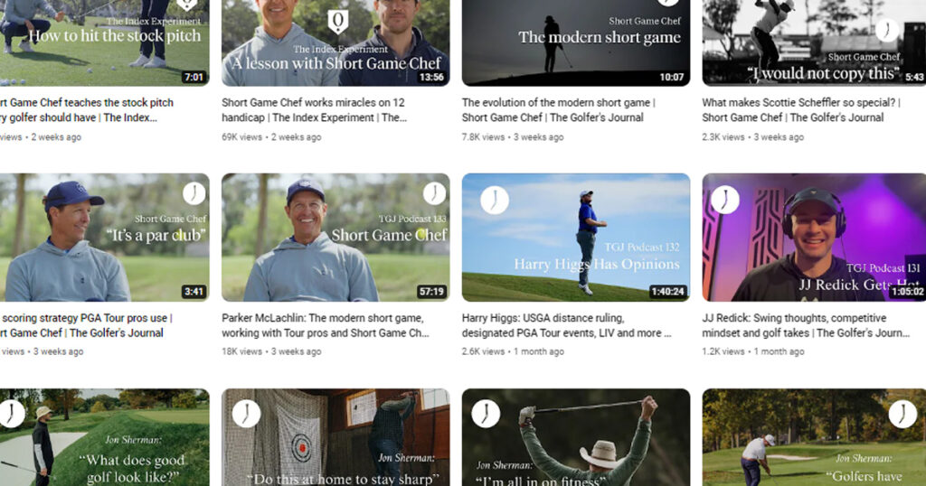 5 Golf YouTube Channels Worth Your Time  Gutsy Golf