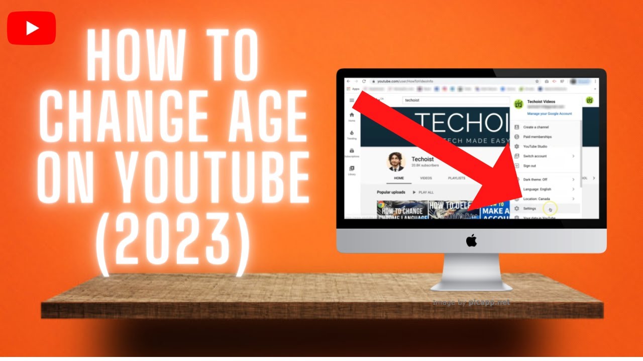 How To Change Age On YouTube Change Your YouTube Channel Birthday  Age 