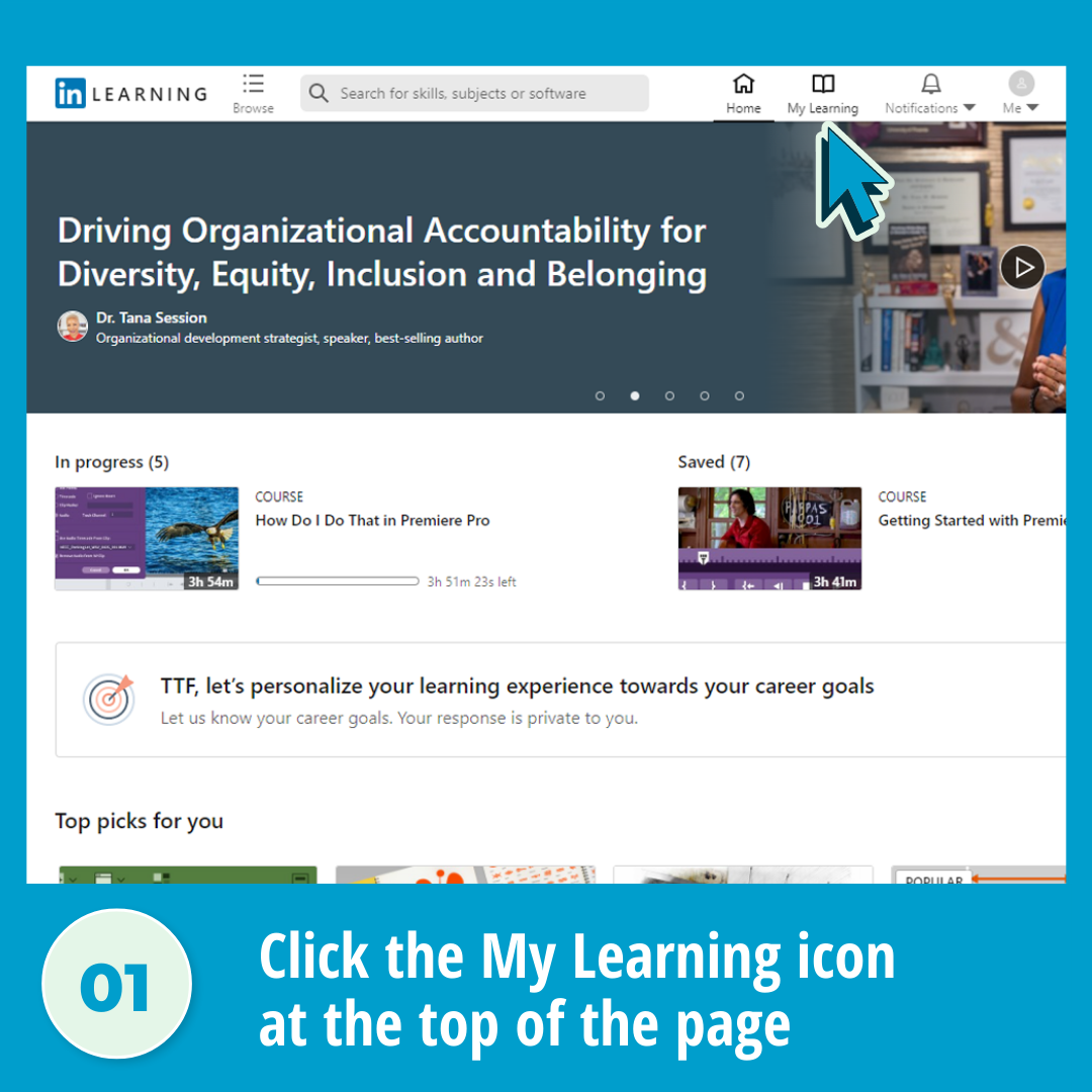 Connecting LinkedIn Learning to Your Profile