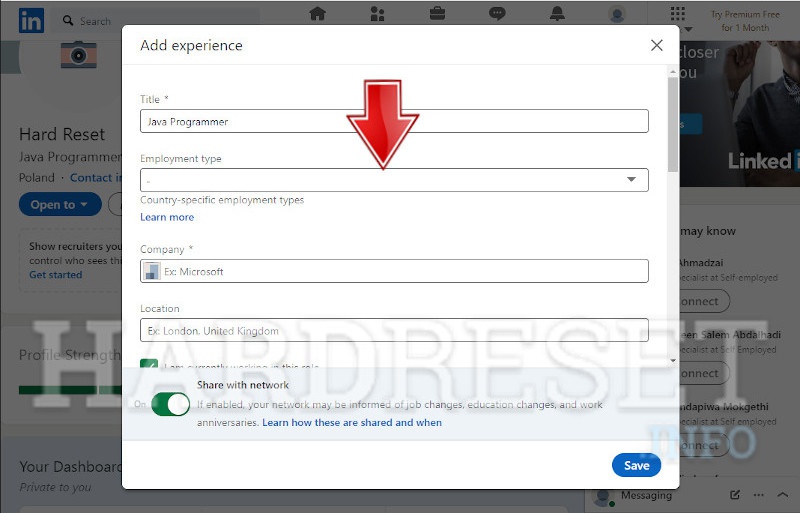 Comment ajouter de lexprience  Linkedin  HardResetinfo